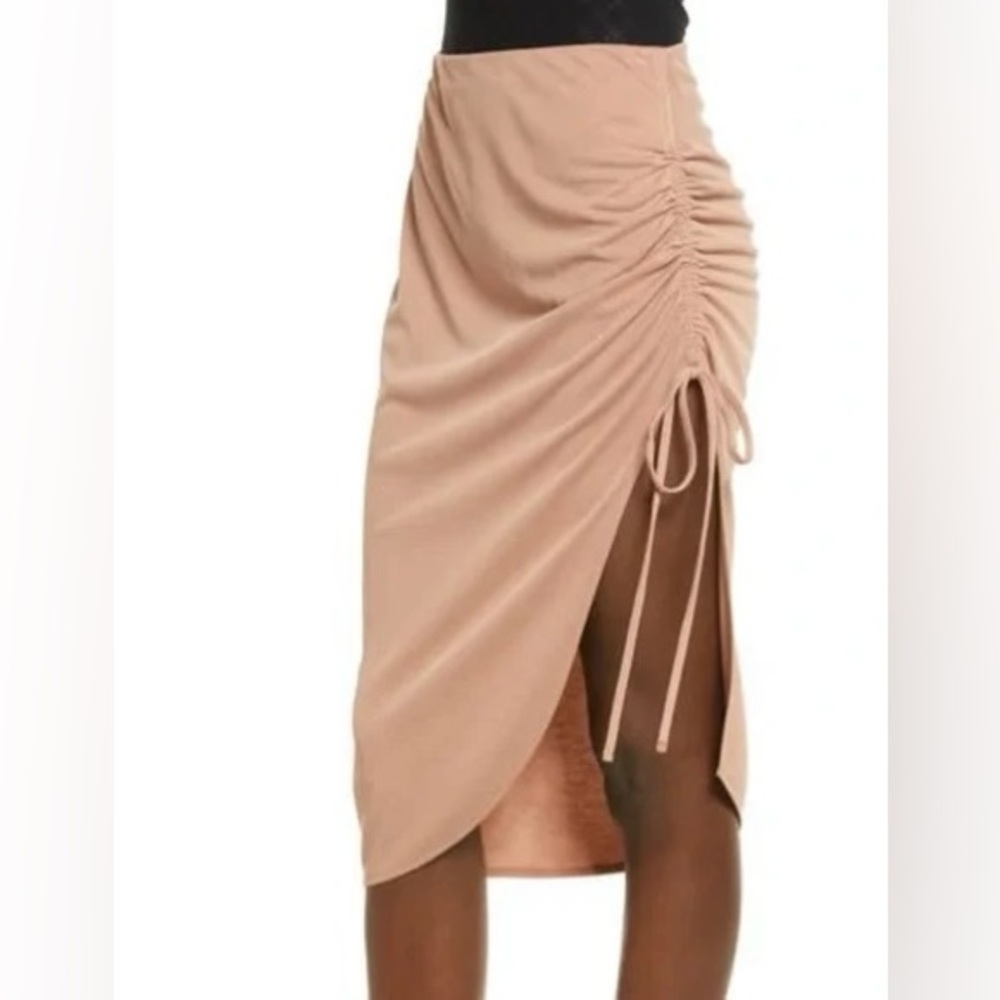 Open Edit Side Ruched Skirt Size Medium NWOT